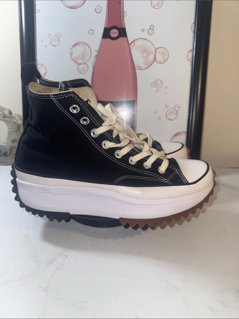 Converse Run Star Hike High-Top Platform Sneakers - Size Men’s 7.5 / Women’s 9